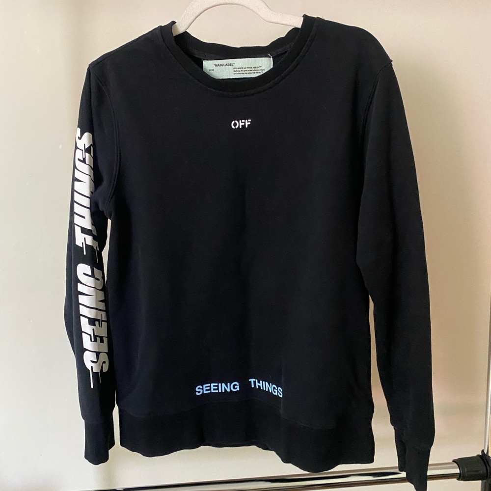 OFF-WHITE “Seeing Things” Crewneck